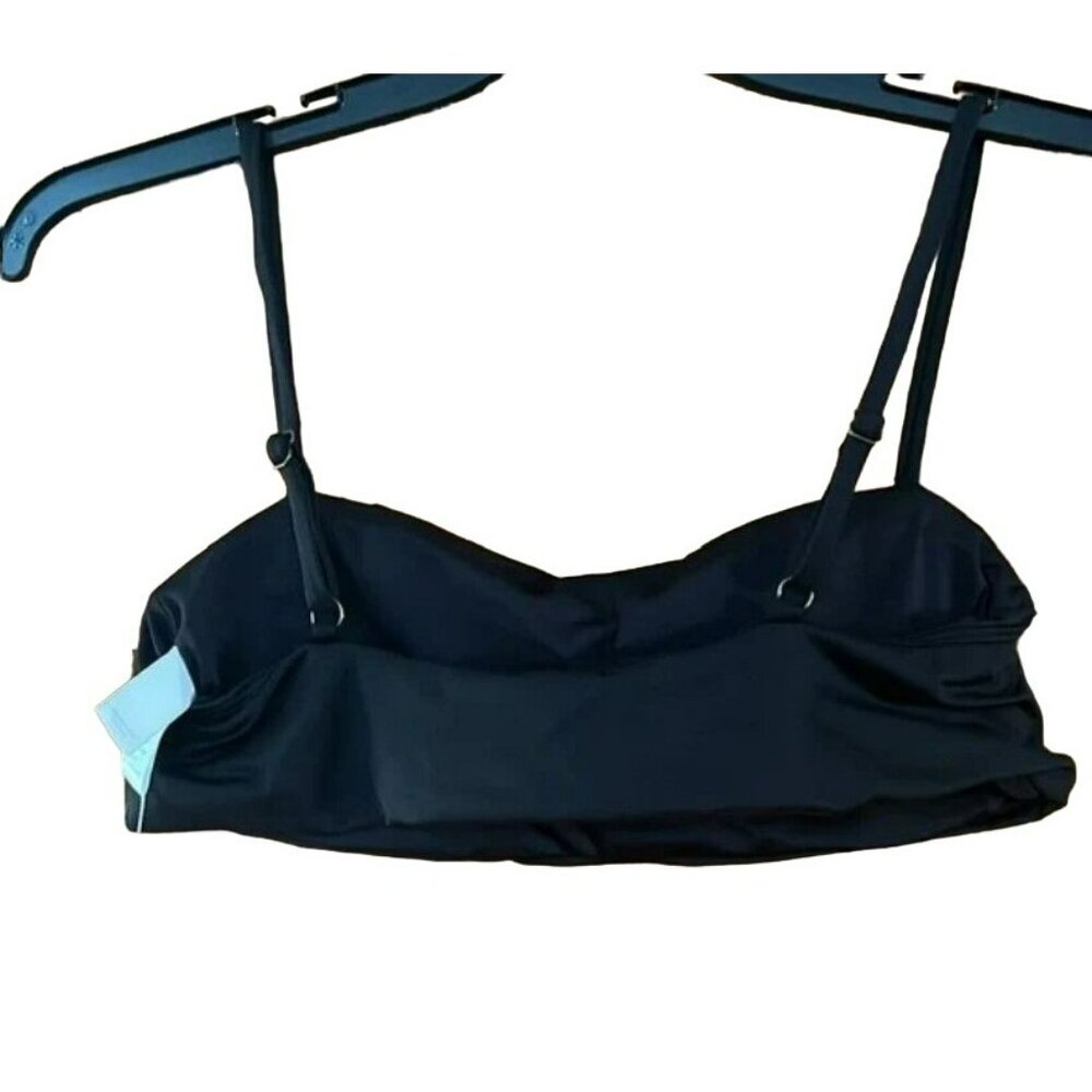 Andie Swim‎ the Newport Top Black NWT Bikini Bandeau Top XLarge - Picture 7 of 8